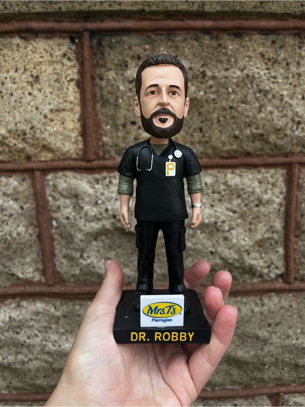 Pittsburgh pirates Dr Robby BobbleHead the Pitt SGA July 25, 2026 brand new